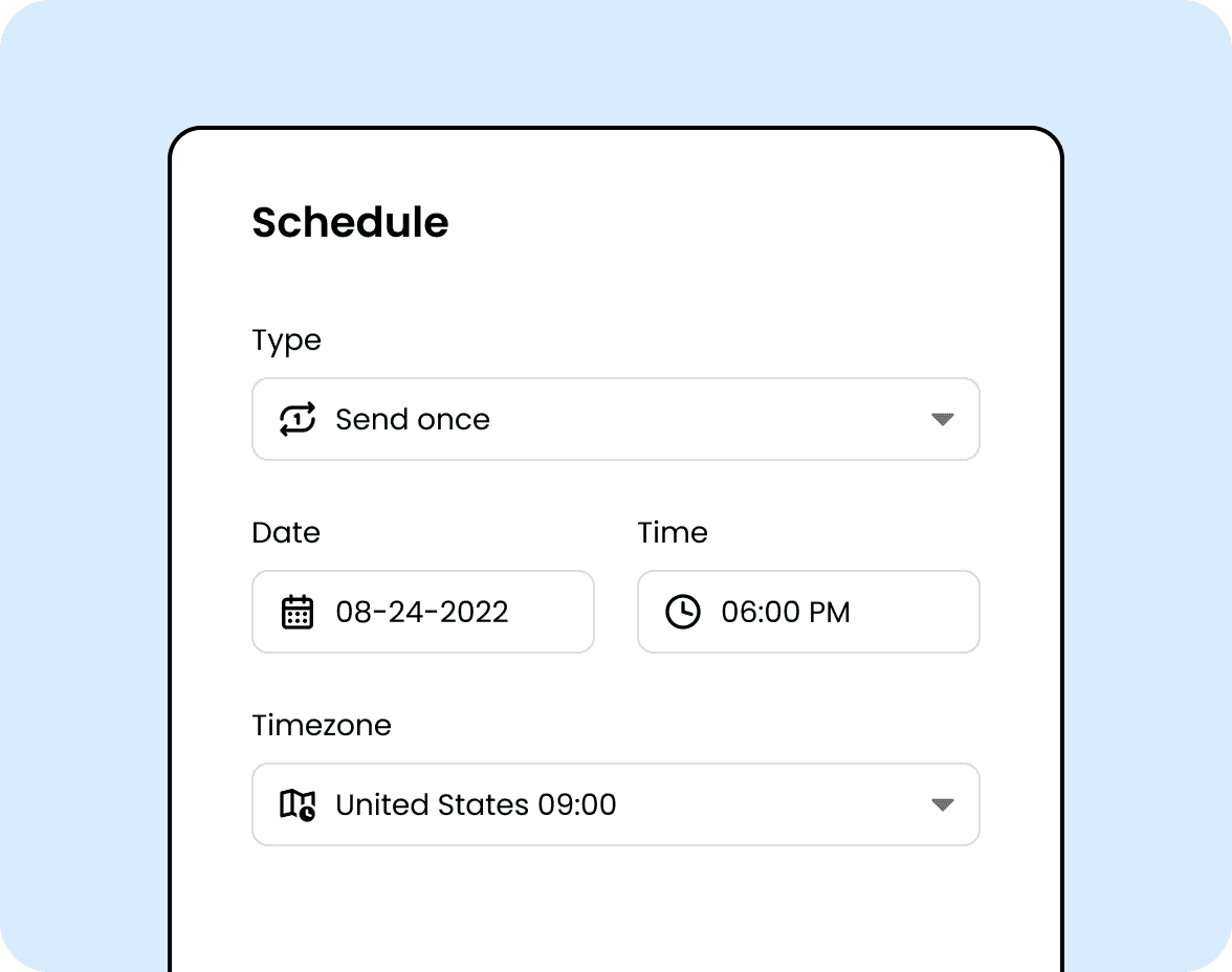 Schedule background