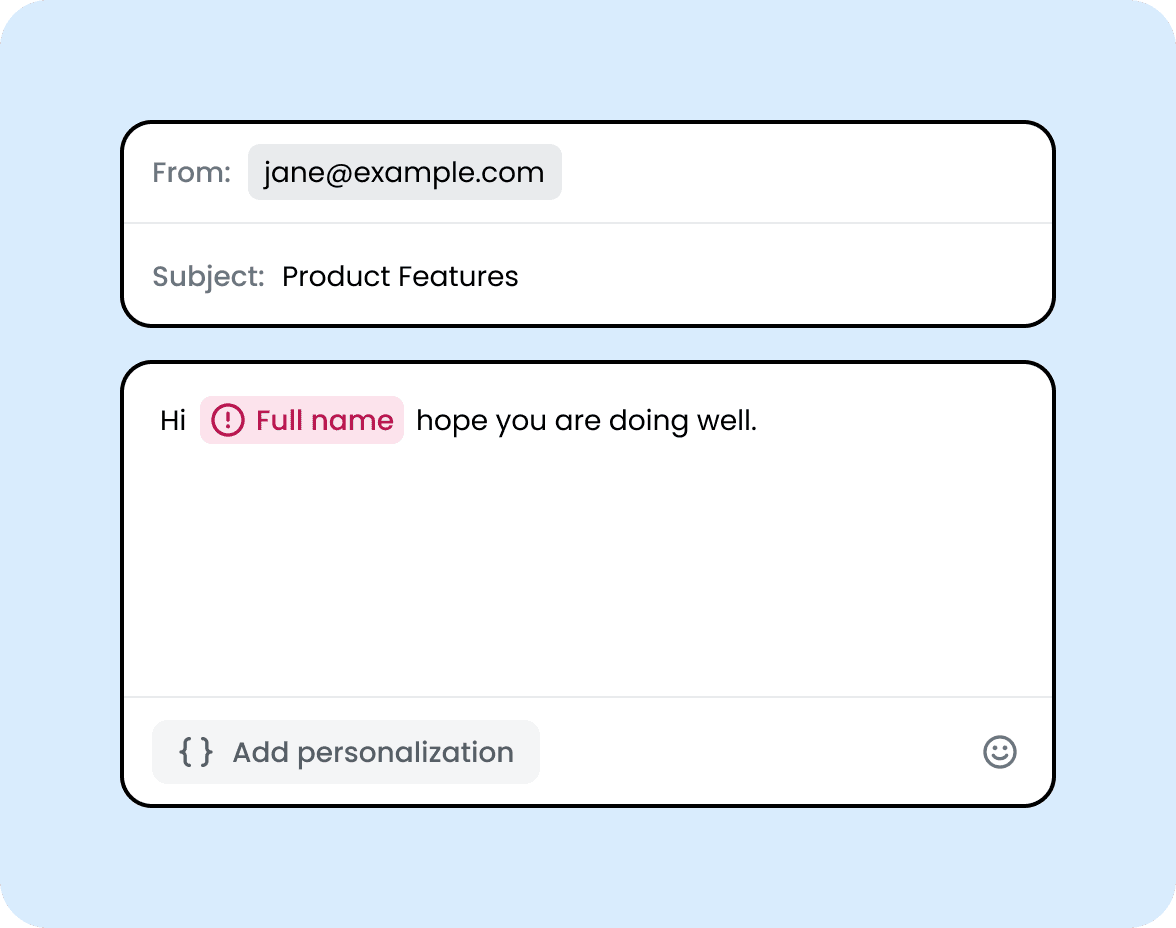 Personalization background